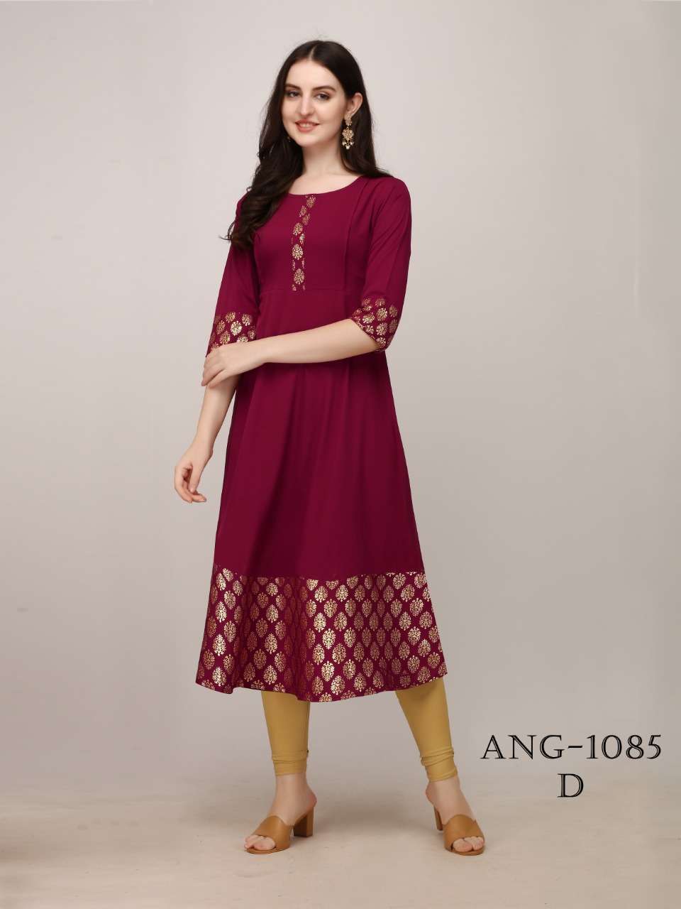 ang 1085 design 10 kg heavy american kurti