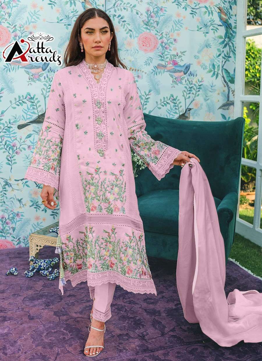 ATTA TRENDZ 2173 DESIGNER PURE GEORGETTE SUIT 