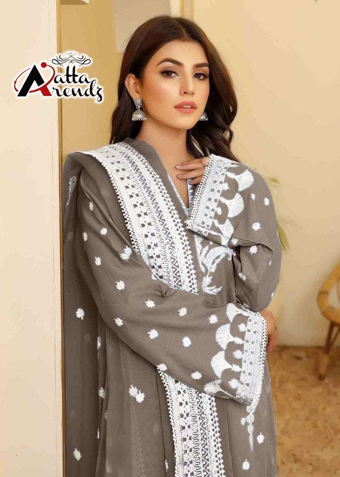 ATTA TRENDZ 2710 DESIGNER PURE GEORGETTE SUIT