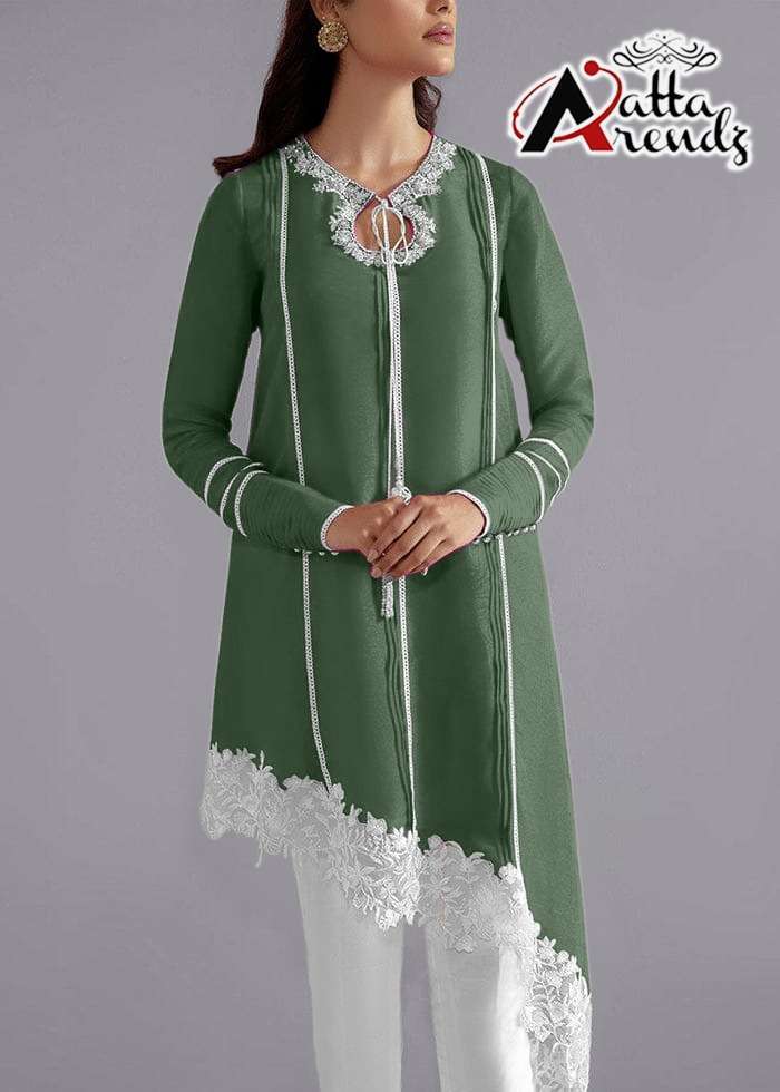 atta trendz 2714 pure georgette readymade suit 