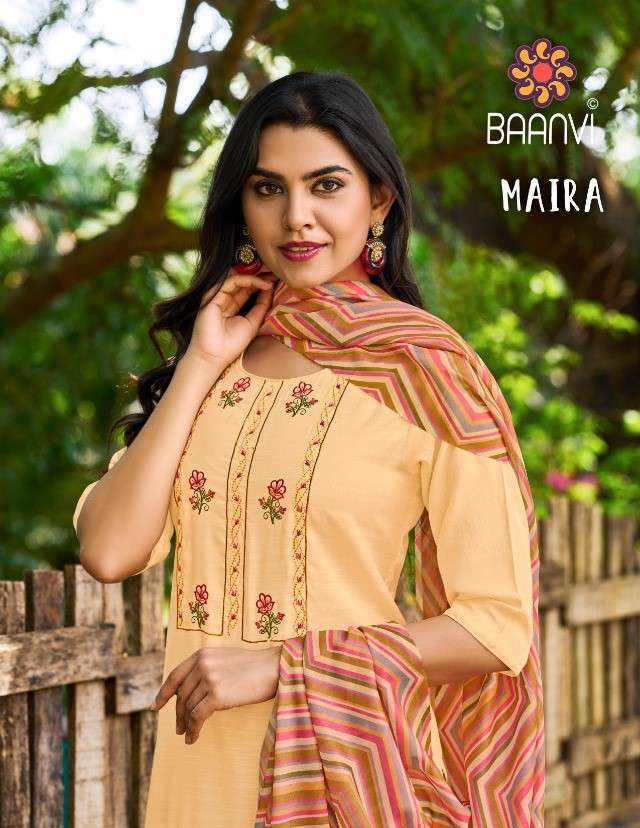 baanvi maira series 101-104 dynamic heavy readymade suit