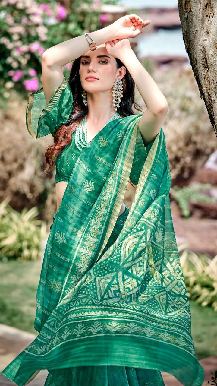 bela navratna series 45153-45161 art handloom saree
