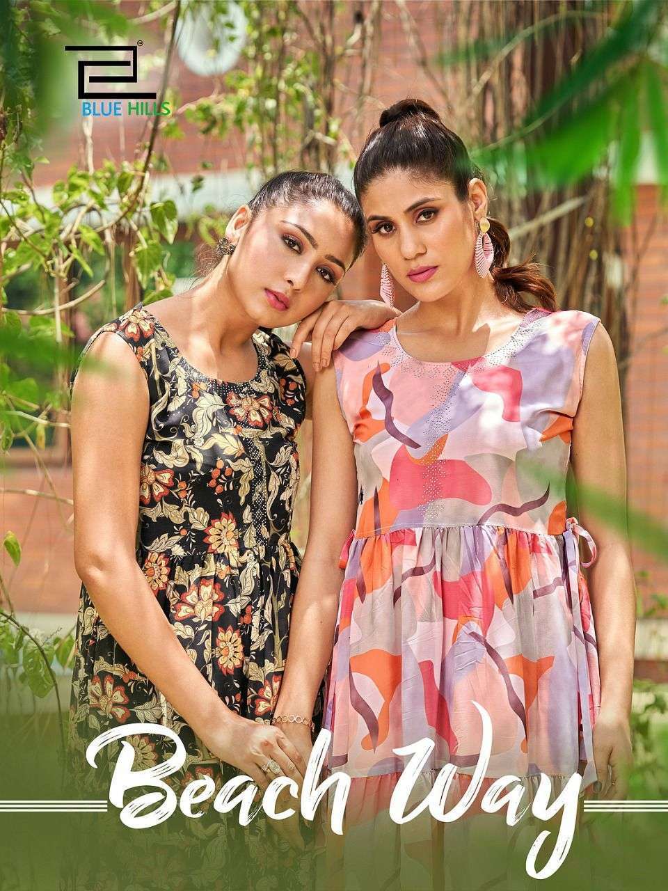 blue hills beach way series 1001-1008 weightless georgette kurti