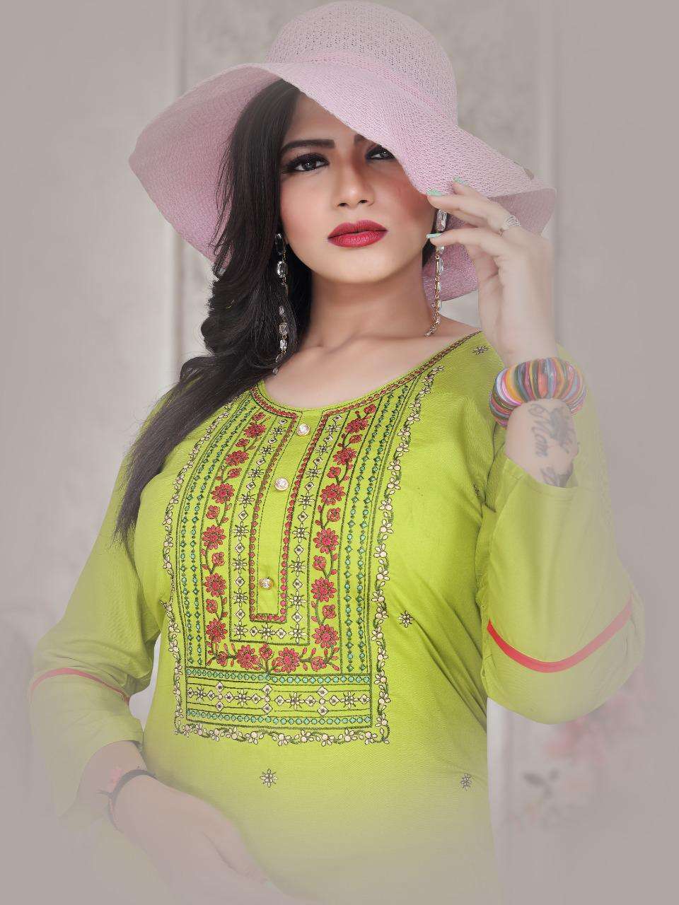 fashion talk destiny vol 4 series 01-10 heavy rayon kurti 