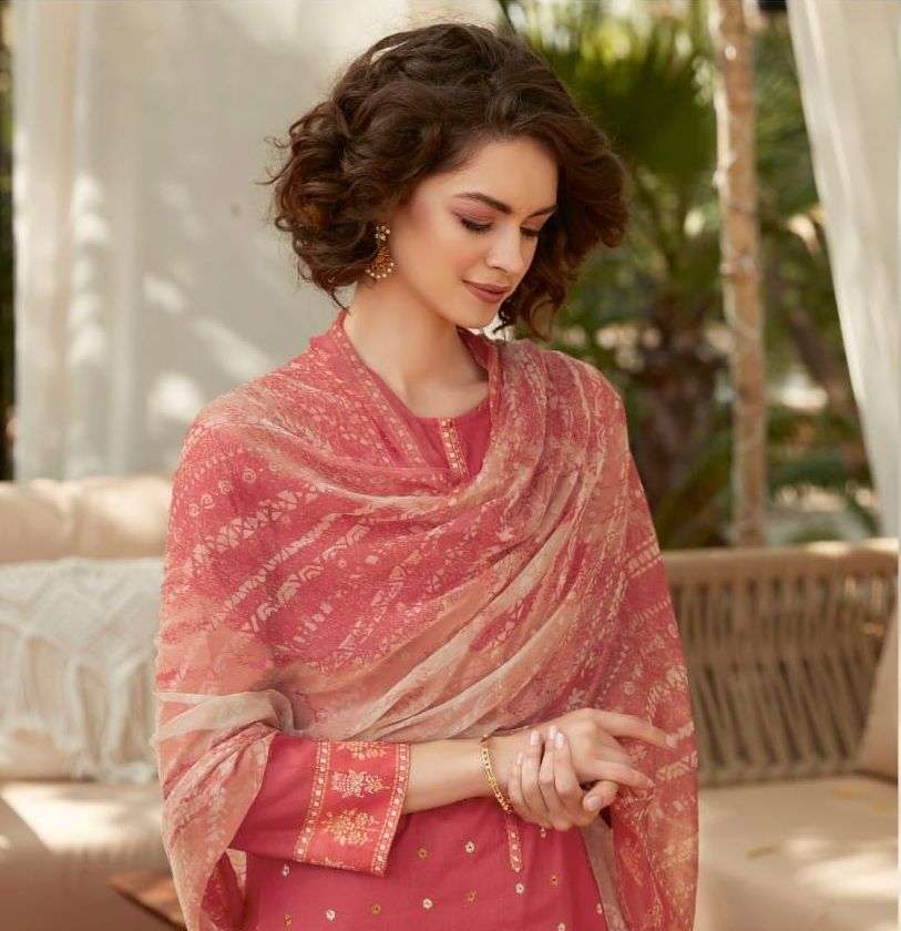 itrana raag pure cotton lawn embroidery digital print suit