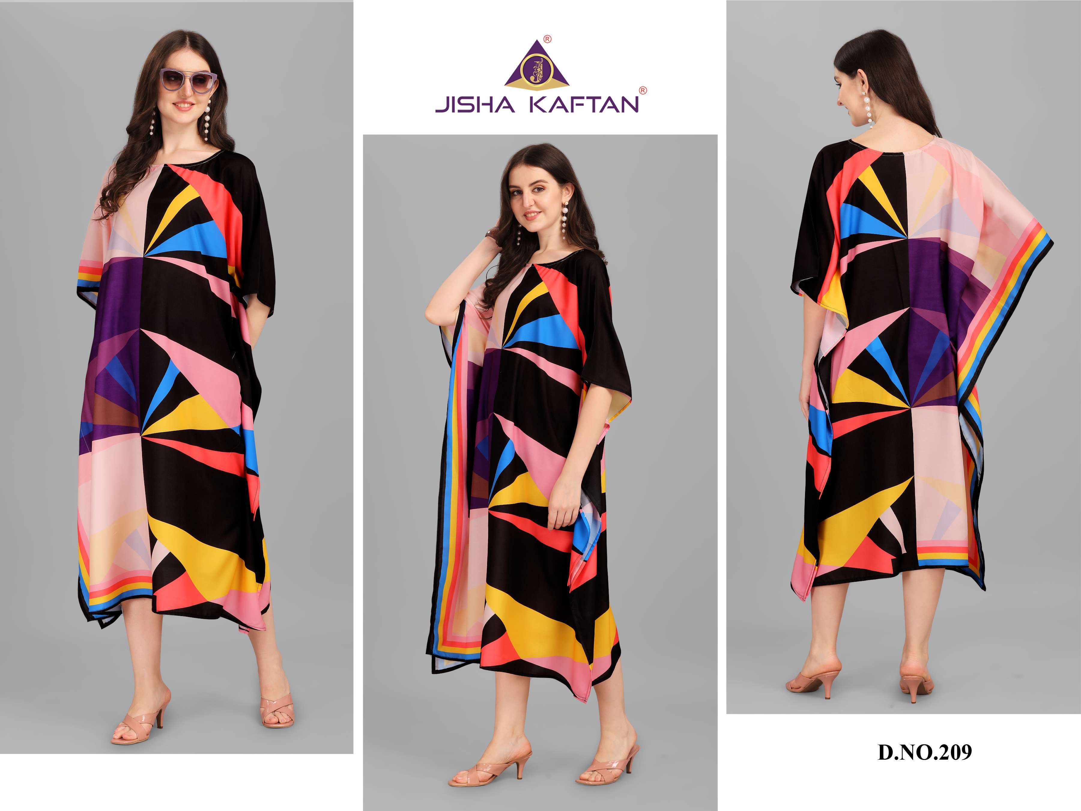 Jelite Premium Rayon Kaftan vol-2 series 201-208 poly rayon kaftan 