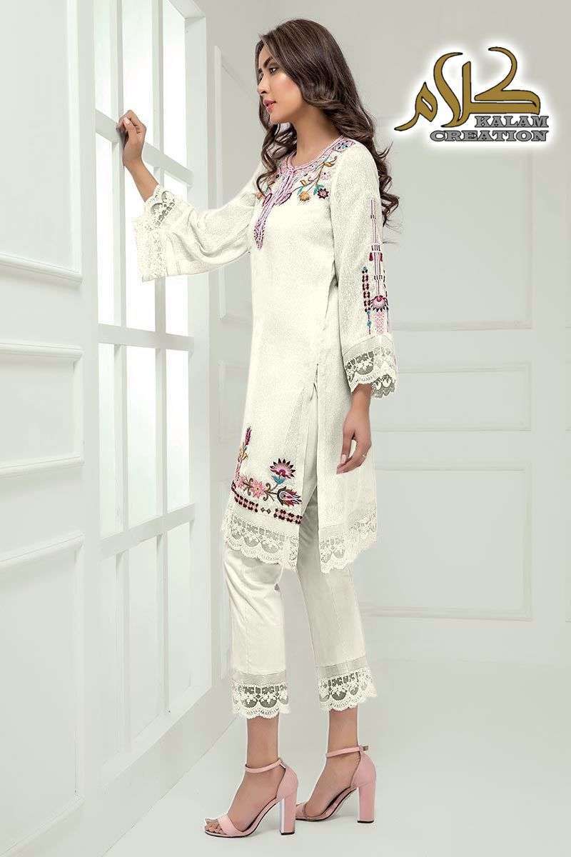 kalam creation 1101 faux georgette readymade suit