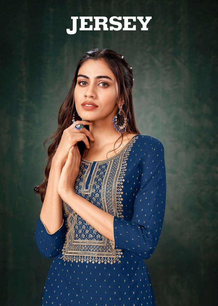 kapil trendz artio jersey heavy modal silk kurti 