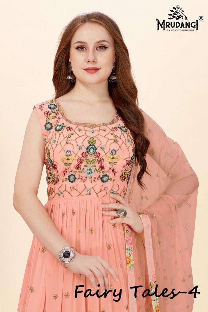 mrudangi fairy tales vol 4 series 3015-3019 georgette gown 
