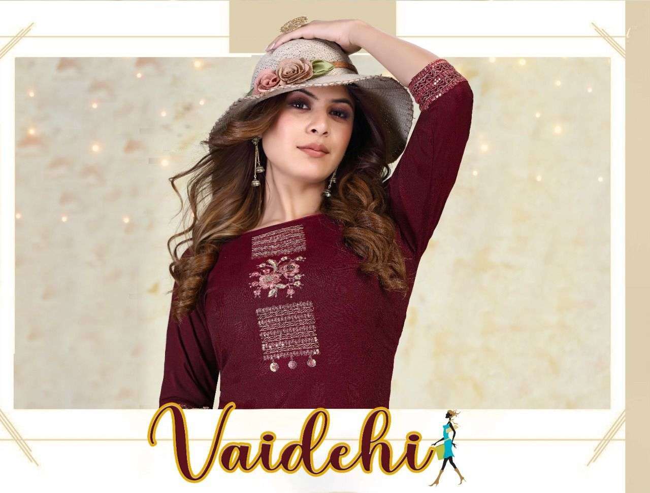 new vaidehi vol 1 series 001-008 14 kg self ambosse bombay rayon kurti