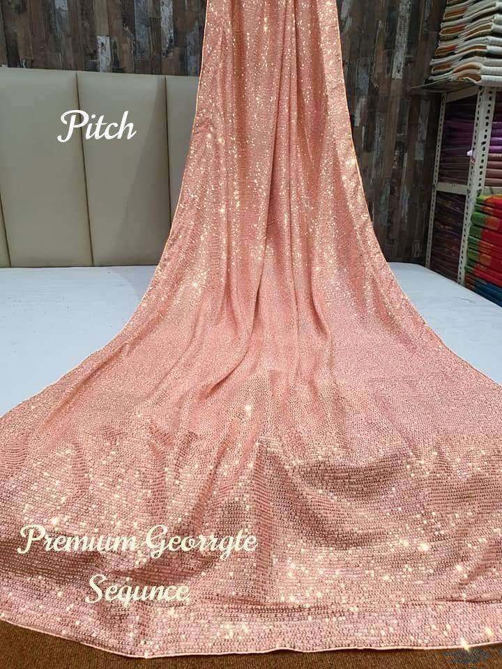 pr 3243 fancy sarees collection with sequence blouse 