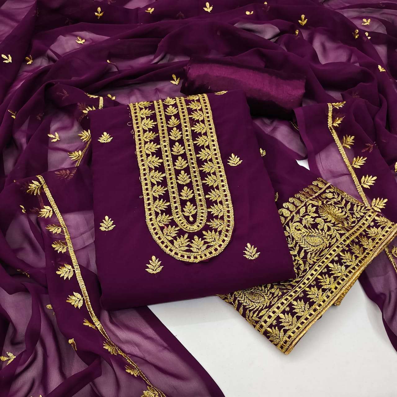 Rahul Nx Work faux georgette suit 