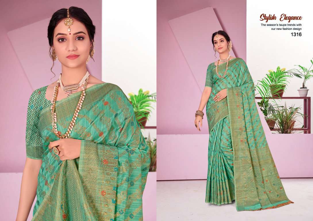 riwazo gaytri series 1315-1320 cotton siroski stone work saree
