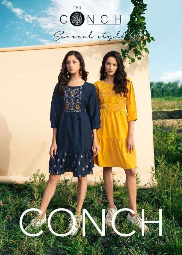 riya designer the conch series 1101-1106 imported kurti 