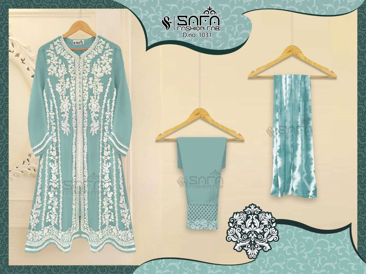 SAFA FASHION FAB SF-1031 DESIGNER PURE GEORGETTE KURTI 