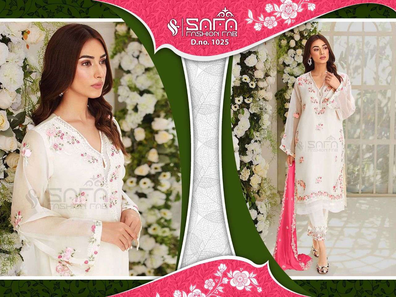 SAFA FASHION SF-1025 DESIGNER HEAVY GEORGETTE SUIT 