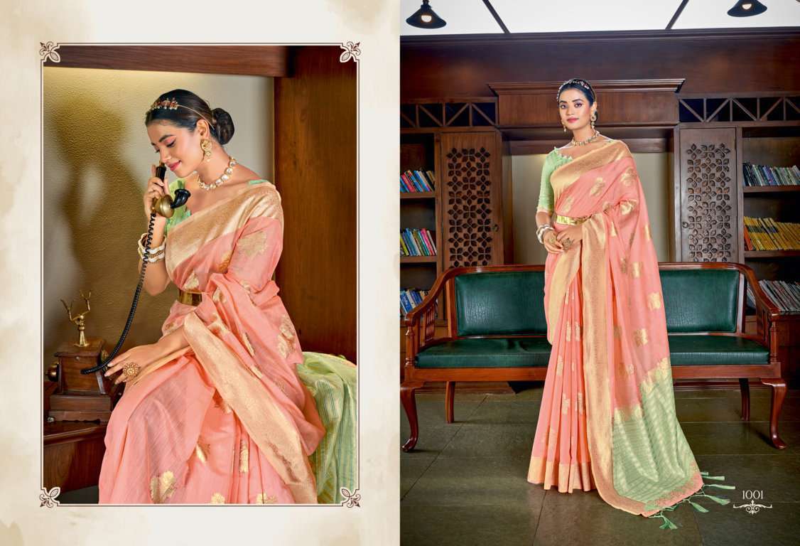 sangam prints aakrithi series 1001-1006 cotton saree