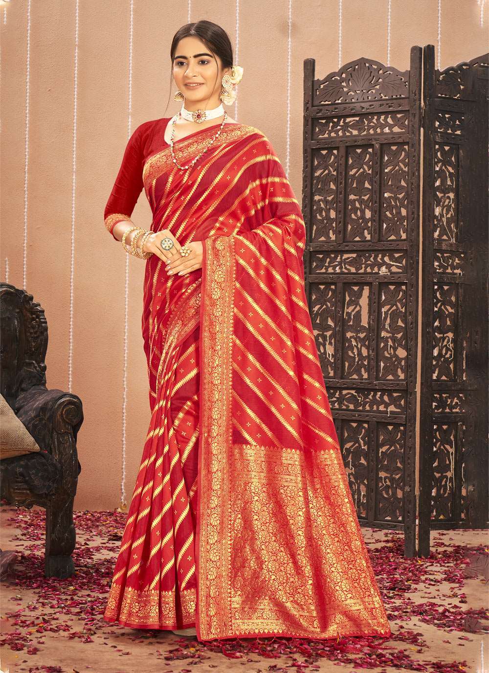 sangam prints rashi series 1816-1821 cotton saree