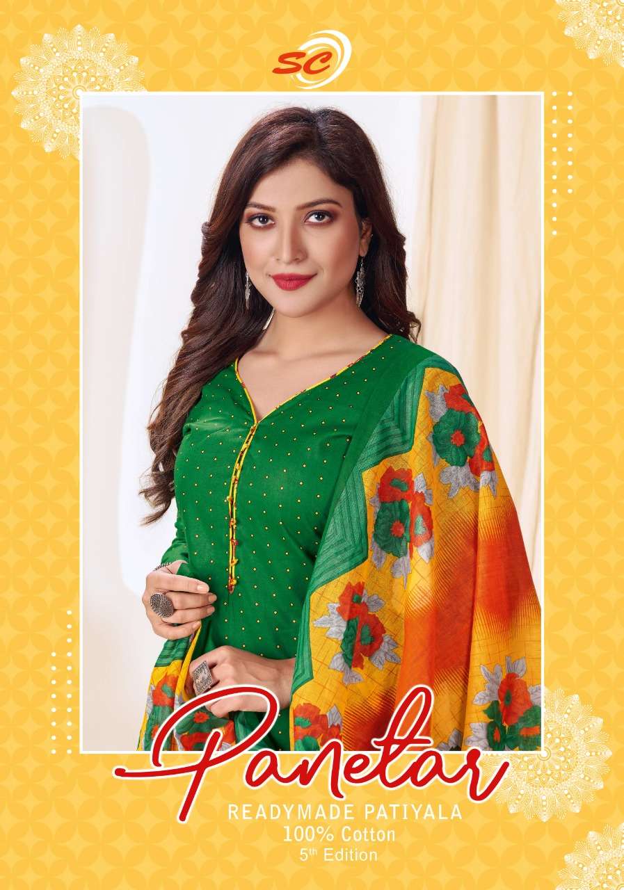 SC Panetar Vol-5 series 5001-5012 pure cotton readymade suit