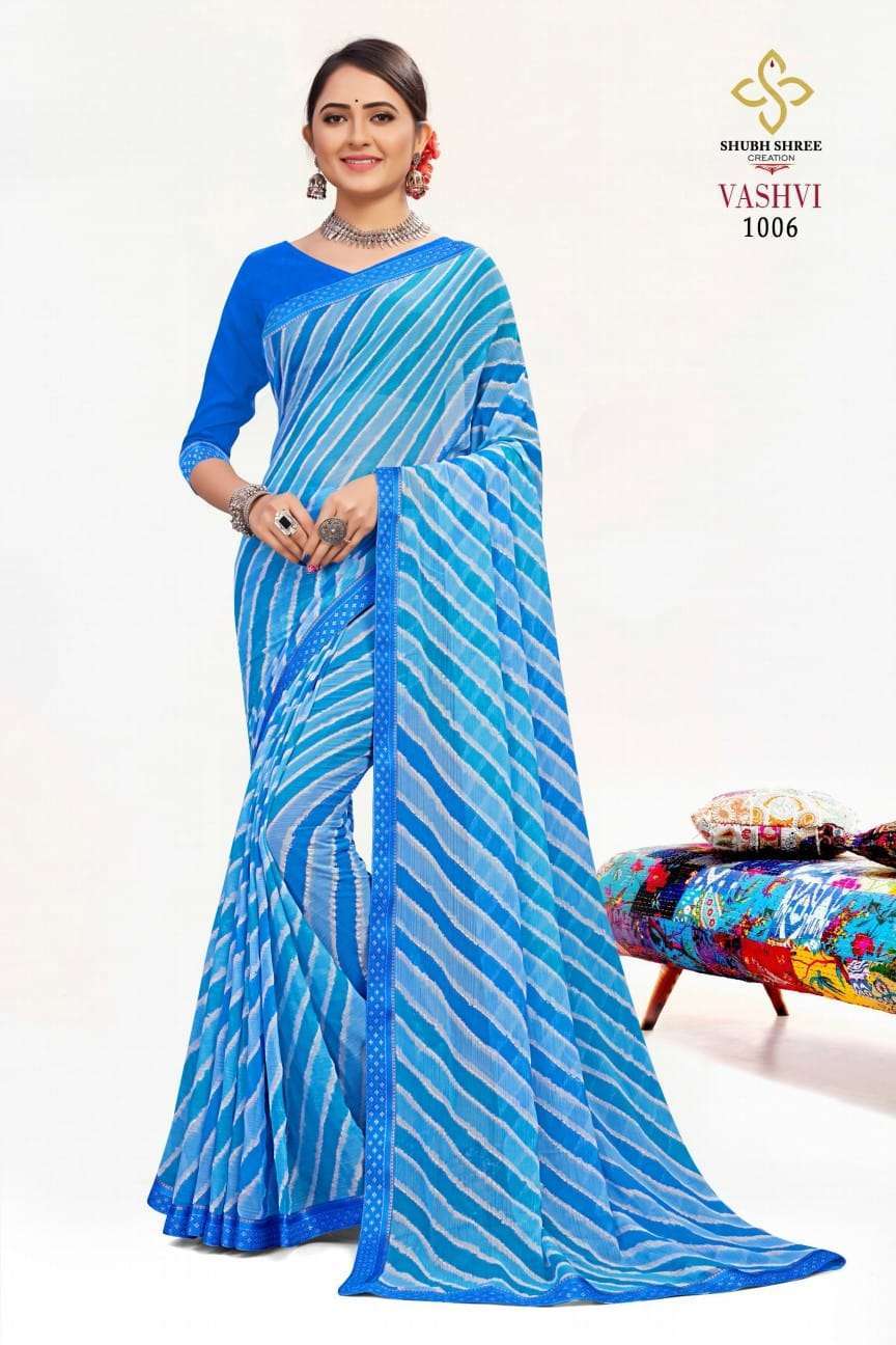 shubh shree creation vashvi series 1001-1008 georgette saree