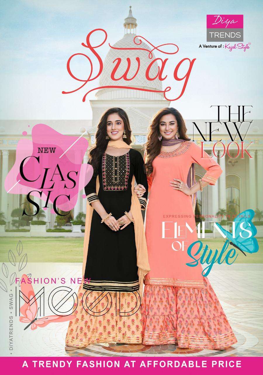 SWAG VOL 1 DESIGNER RAYON SHARARA SUIT 