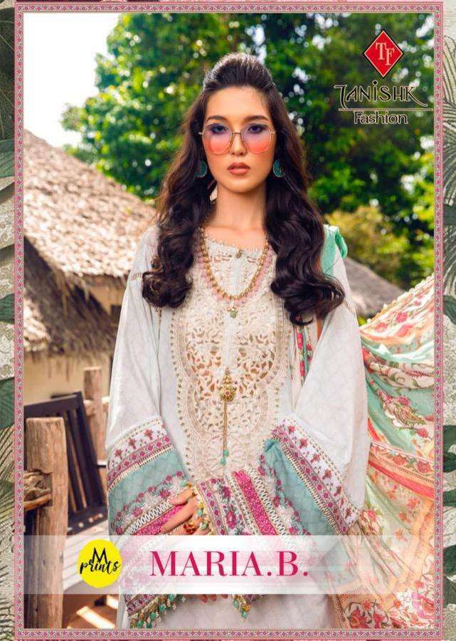 tanishk m prints maria b series 201-206 pure cambric suit