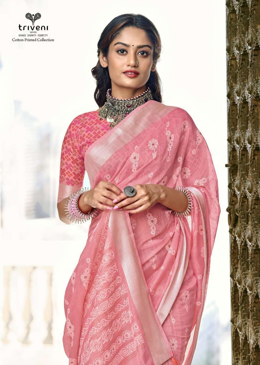 triveni mem sahiba series 15561-15568 cotton saree