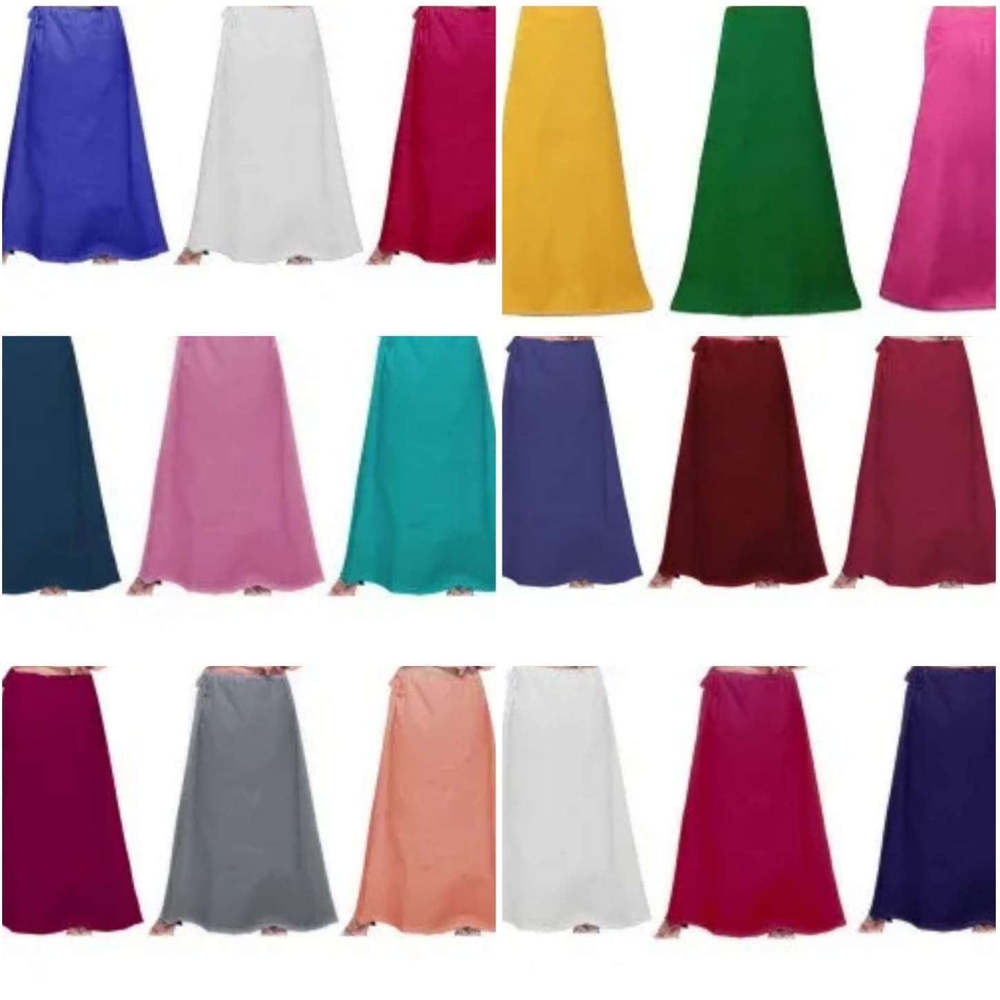 women solid inner wear readymade petticoat supplier
