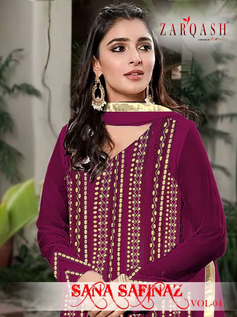 Zarqash Sana Safinaz Vol-4 z-2118 faux georgette suit 