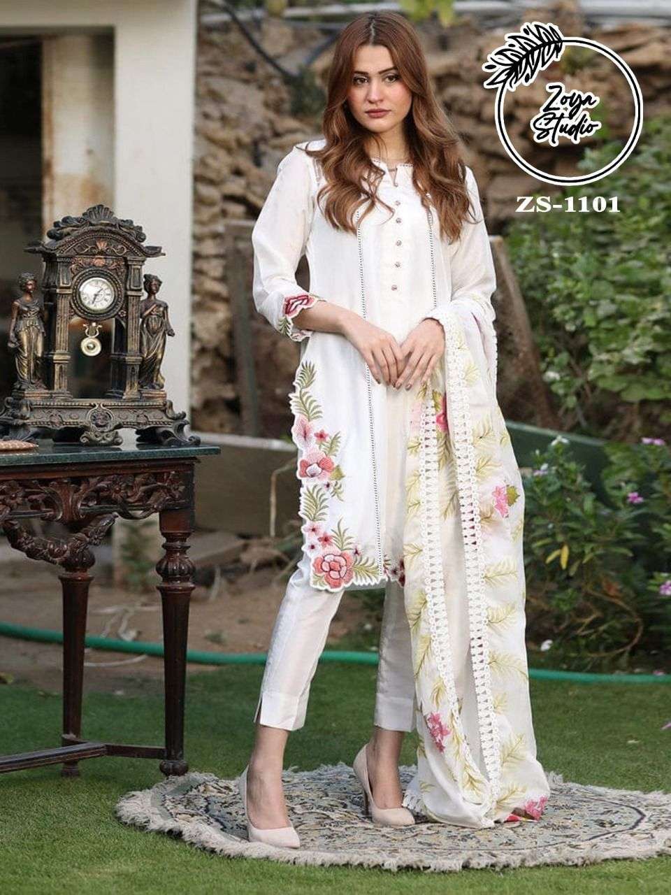 zoya studio zs 1101 pure georgette suit 