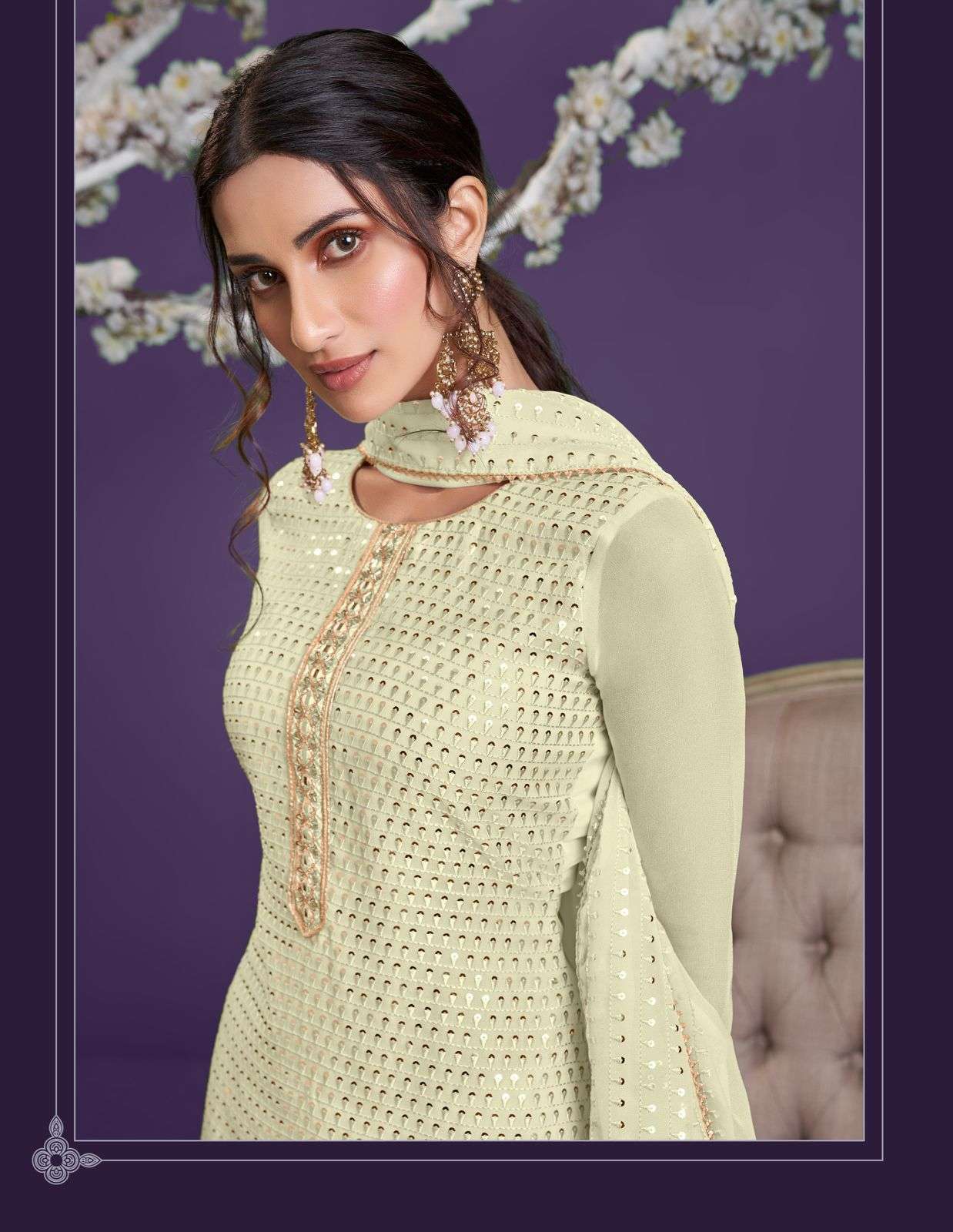 alizeh official zaida vol 9 designer pure georgette suit 