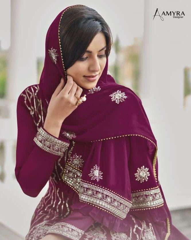 amyra zarkash vol 4 series 4001-4004 blooming georgette suit