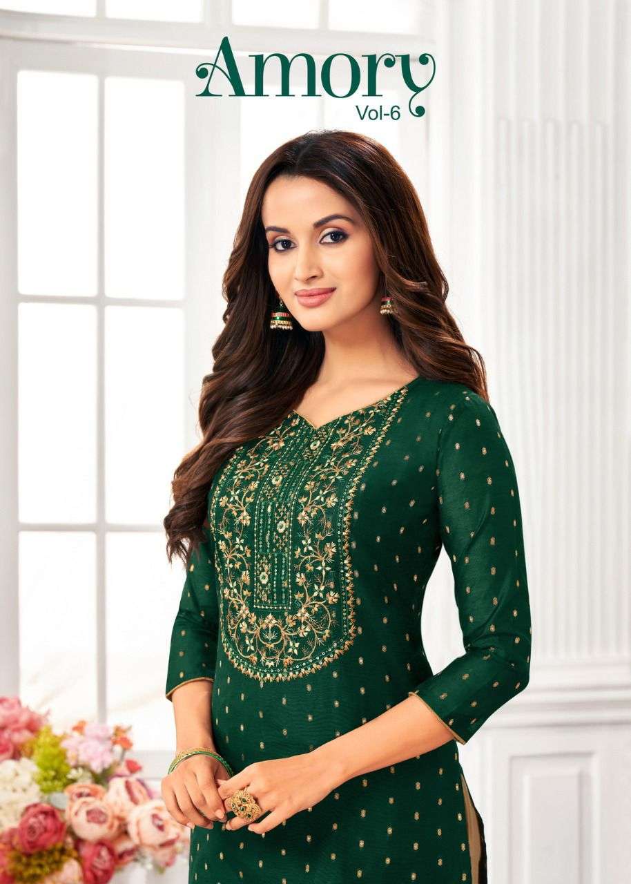 artio amory vol 6 series 40001-40010 modal silk kurti