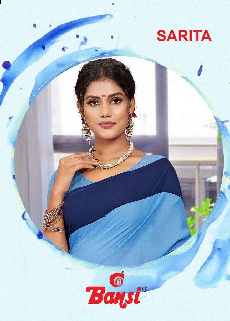 bansi sarita series 105-112 renial saree