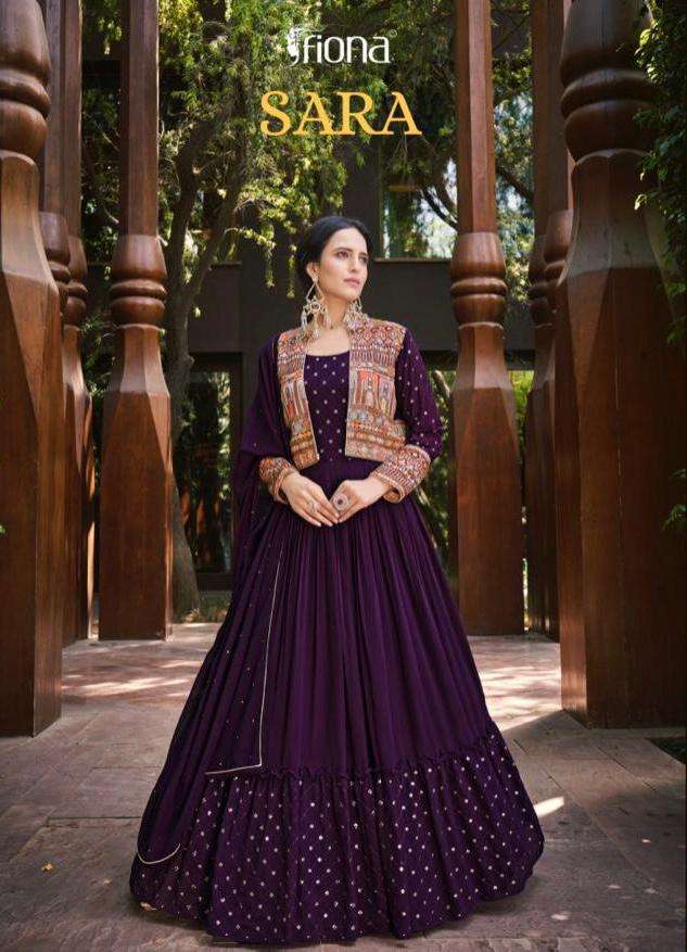 fiona sana series 51091-51094 heavy georgette dress