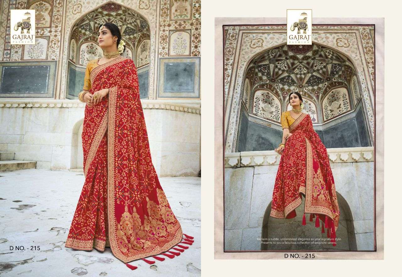 GAJRAJ FASHION DESIGNER SILK SAREE 