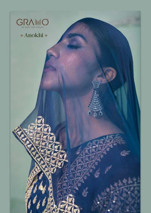 gramo anokhi series 101-104 real georgette suit