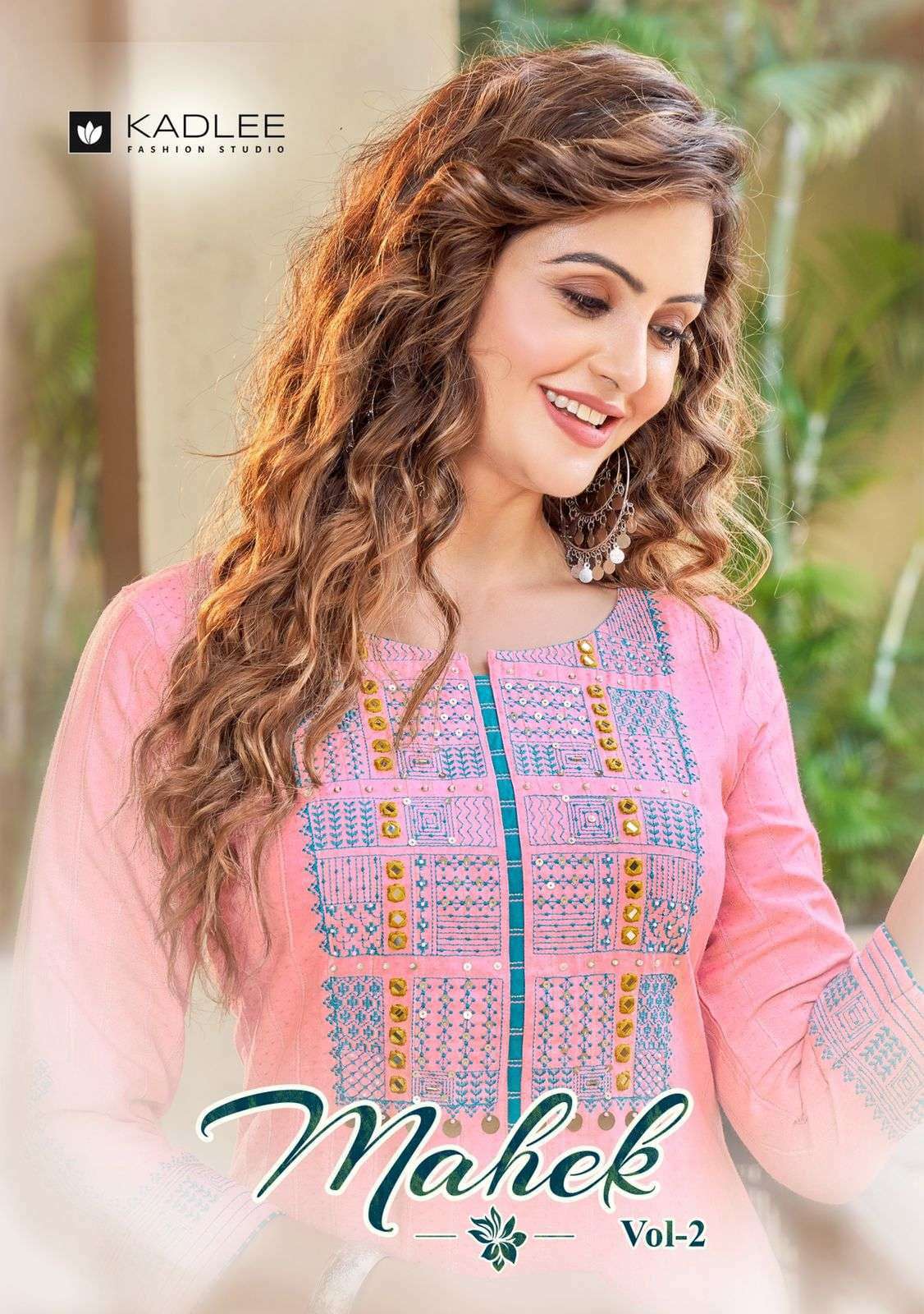kadlee mahek vol 2 series 5005-5008 rayon weaving lurex kurti