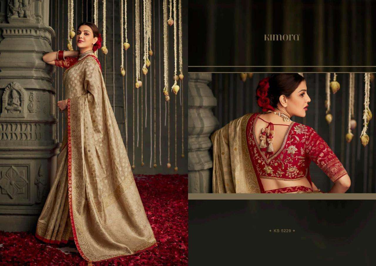 KIMORA KAJAL-11 DESIGNER SILK SAREE 