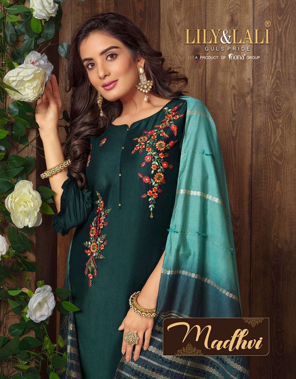 lily & lali madhvi series 9021-9028 pure muslin readymade suit