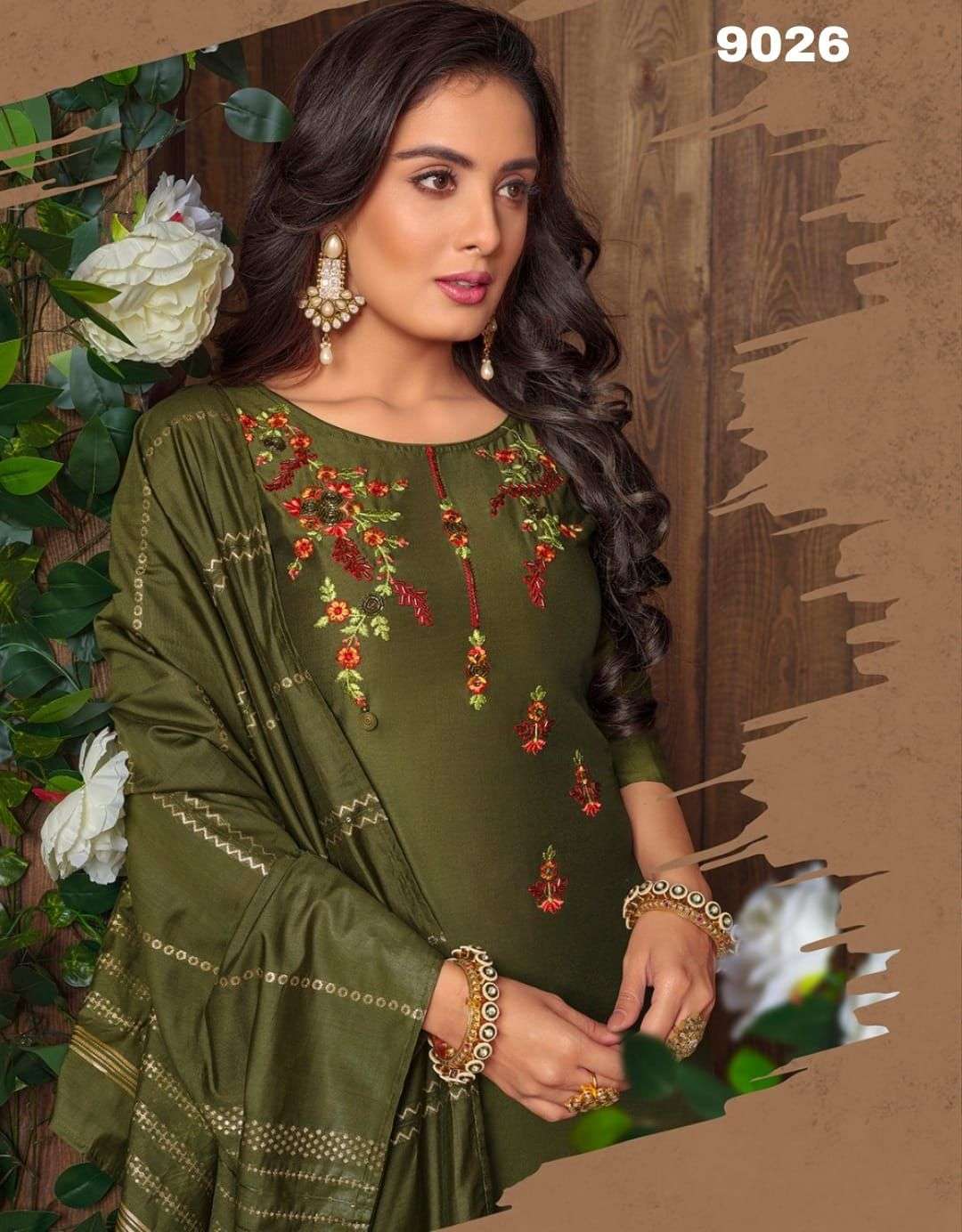 Madhvi designer pure muslin readymade suit 