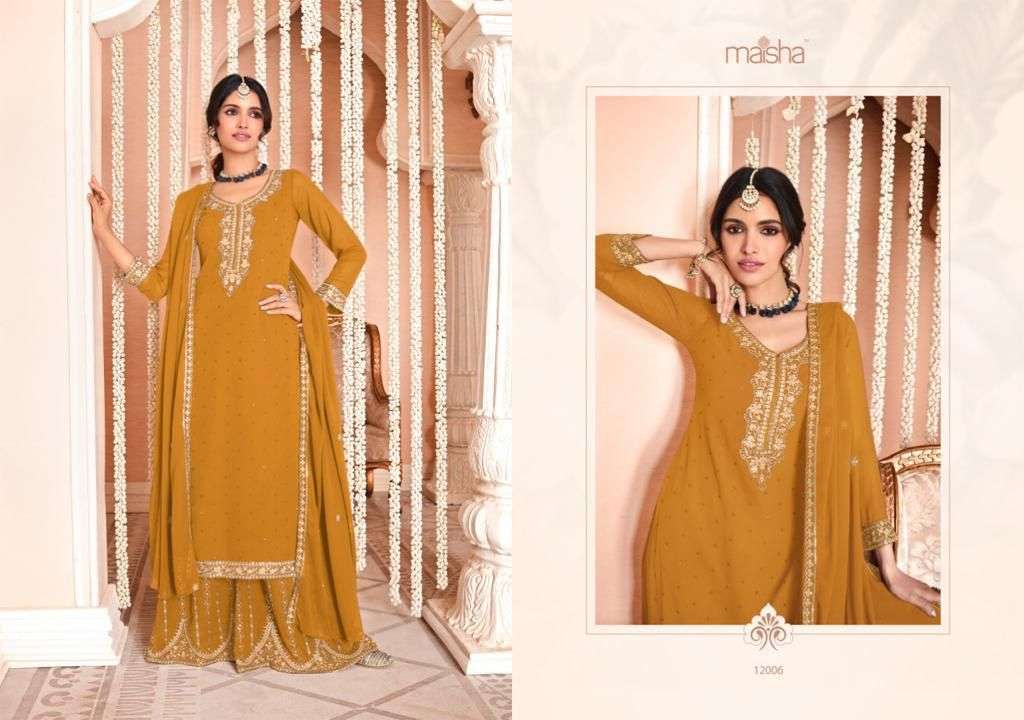maisha nazmi designer pure georgette suit 