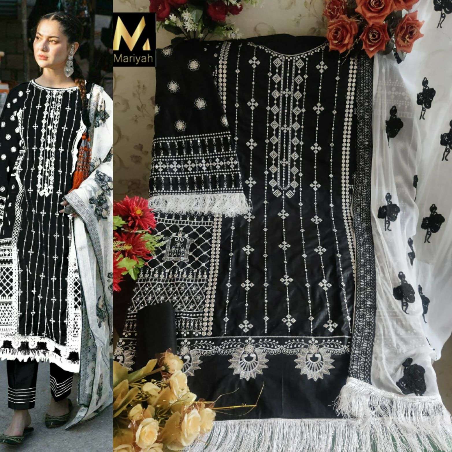 MARIYAH DESIGNER M-12 DESIGNER COTTON SUIT 
