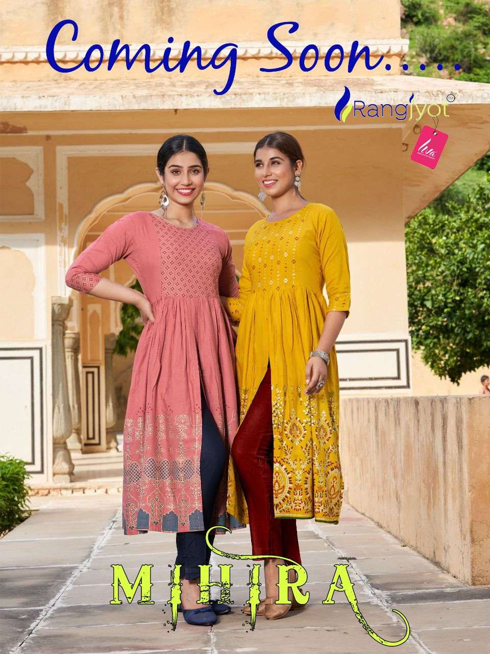 mihira designer 14 kg rayon kurti
