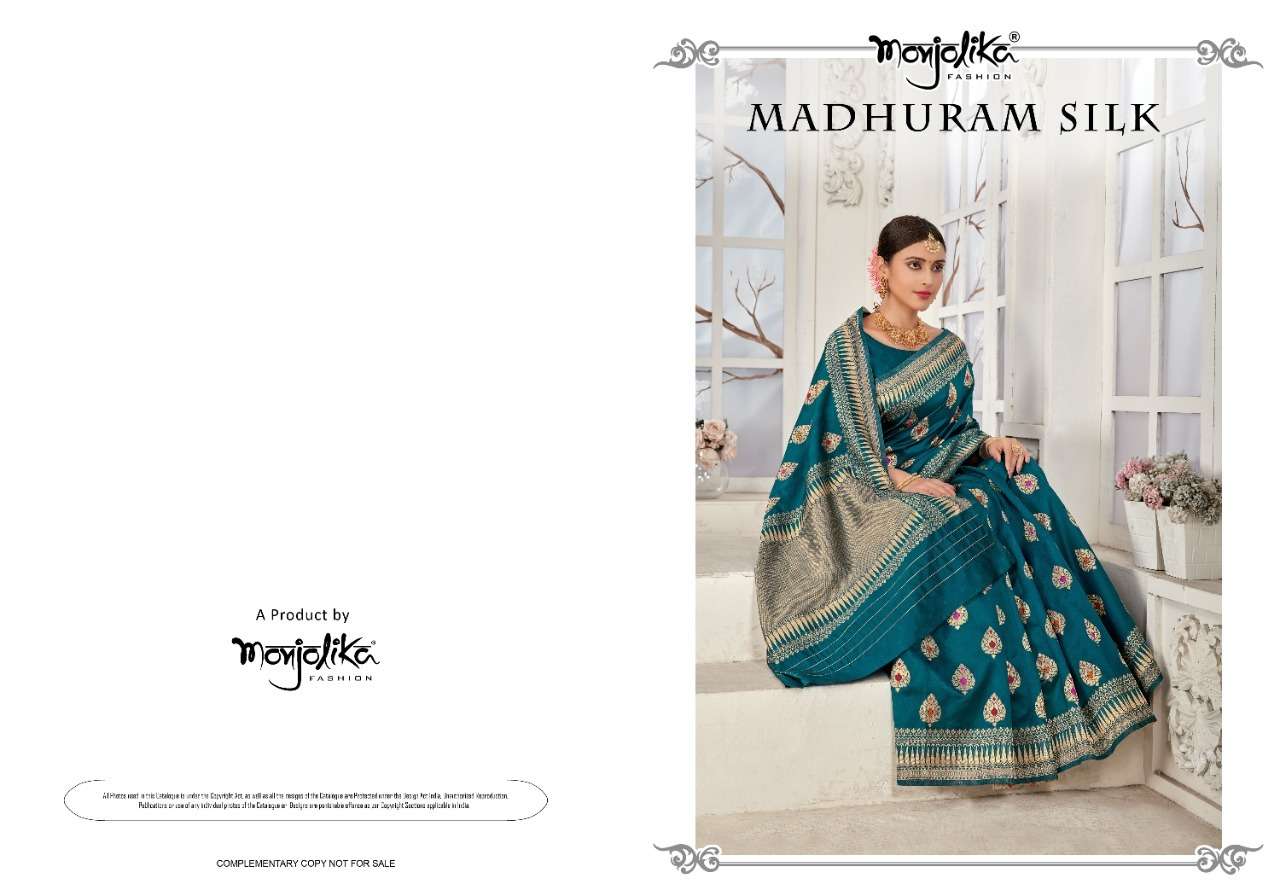 MONJOLIKA MADHURAM SILK 4700 DESIGNER BANARASI SILK SAREE 