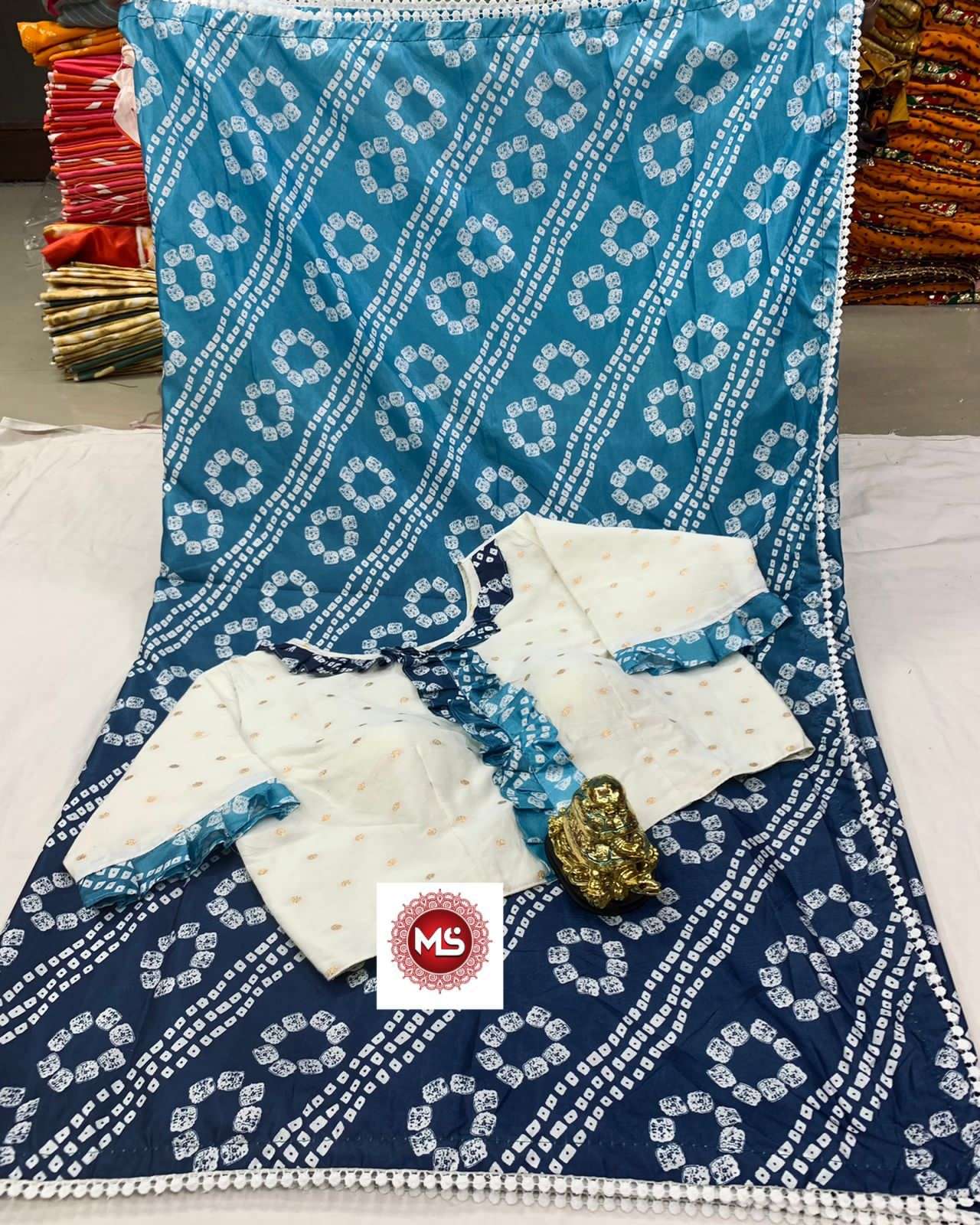 MS BRAND DIGITAL SILK DESIGNER HEAVY DOLA SILK SAREE