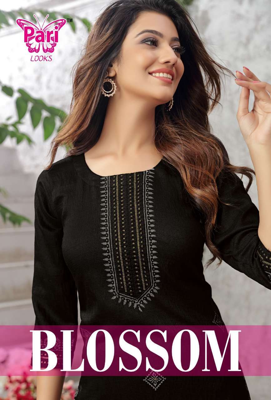 pari blossom series 101-108 18 kg rayon kurti