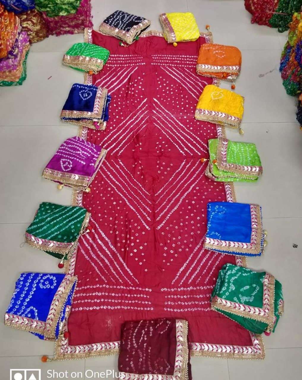 prg 011 art silk bandhej dupatta 