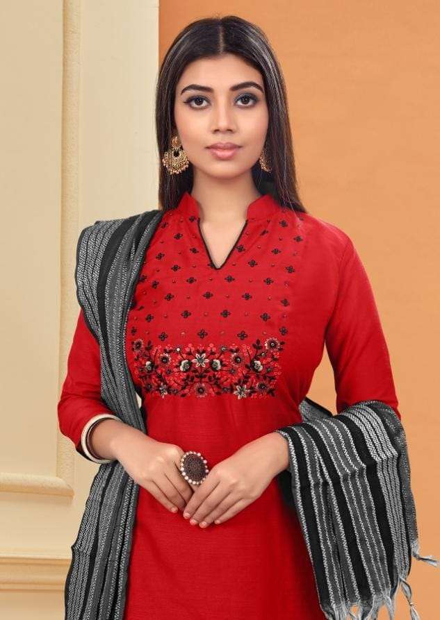 raghav royals novika vol 4 series 55001-55012 cotton suit 