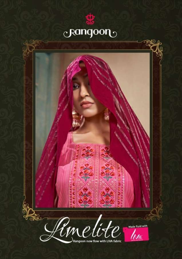 rangoon limelite series 3961-3966 lining silk readymade suit
